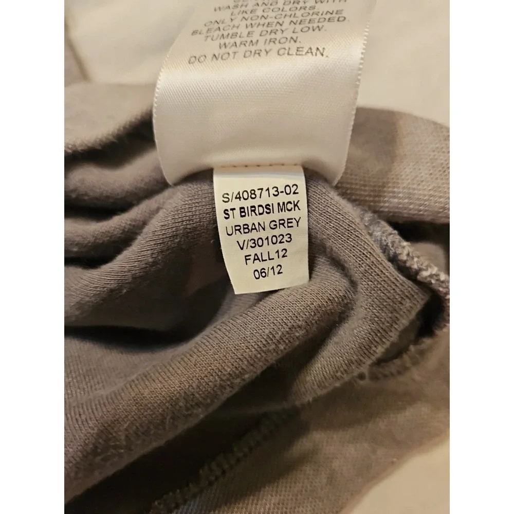 Banana Republic 1/4‎ Zip Pullover Urban Gray Mens Large